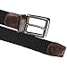 Samtree Braided Woven Belt for Men,Elastic Fabric Web Belts Stretch Strap Buckle (40
