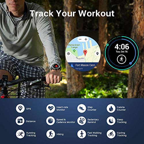 TicWatch Pro 2020 Fitness Smartwatch with 1GB RAM, built in GPS