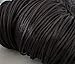 IME 2 MM Bugtail Satin Cord Satin/rattail Silk Cord for Necklace Bracelet Beading Cord Jewelry and Craft Cord 30 Yards (Black)
