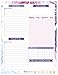 bloom daily planners Weekly Planning Pad - Peacock - Double Sided Tear Off to Do Pad - 8.5 x 11\