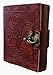 Gbag (T) Tree of Life Leather Journal With C-Lock Notebook Gifts For Men Women Handmade Vintage Drawing Diary Travel Journal Sketchbook Writing Blankbook
