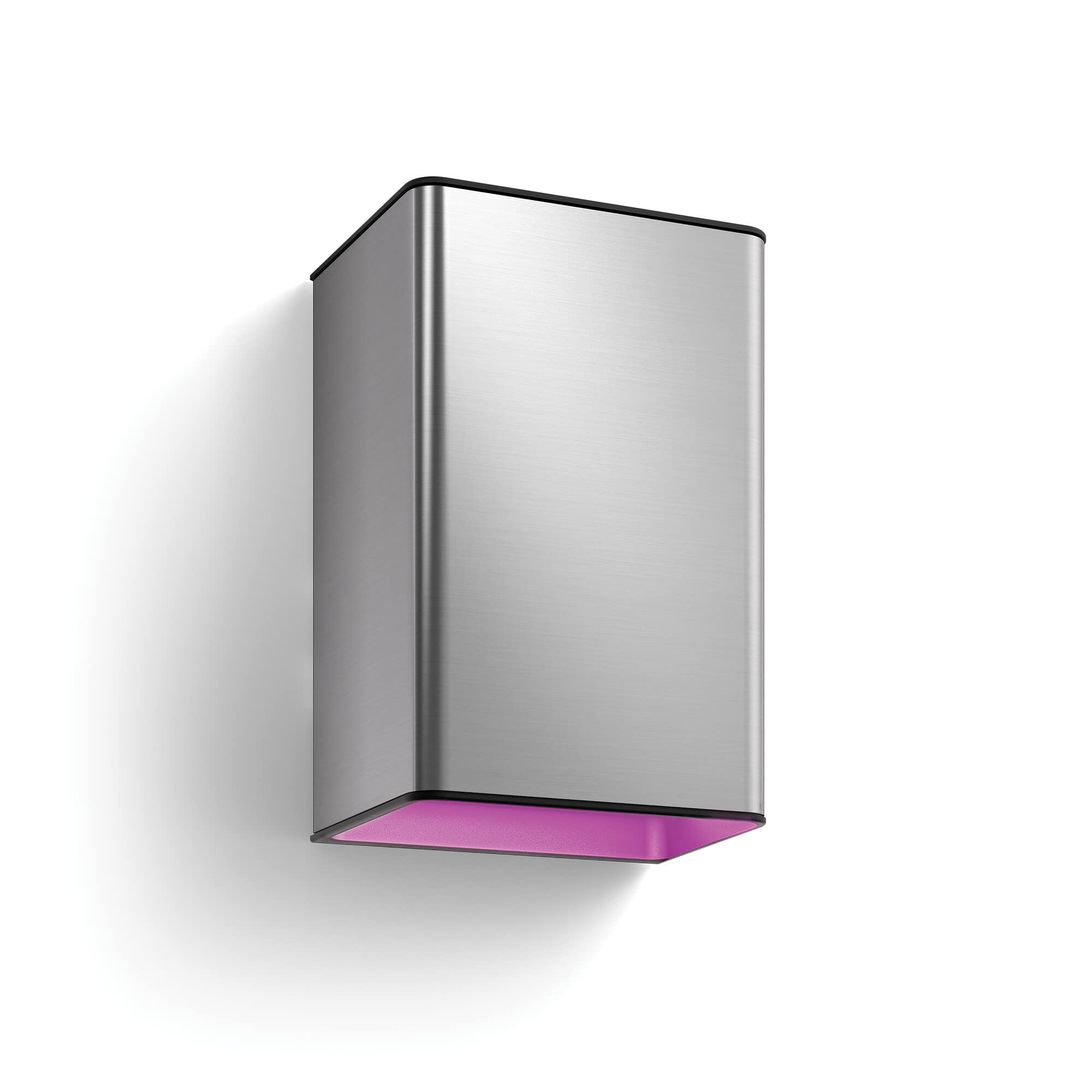 Philips Hue Resonate White and Colour Ambiance LED Smart Outdoor Wall Light for Garden and Patio. [INOX] Compatible with Alexa, Google Assistant and Apple HomeKit