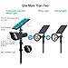InnoGear Upgraded 8 LED Solar Lights with White and Rotating Through Color Outdoor Landscape Spotlight Security Lighting Dark Sensing Auto On/Off for Patio Yard Garden Driveway Pool Wall, Pack of 2