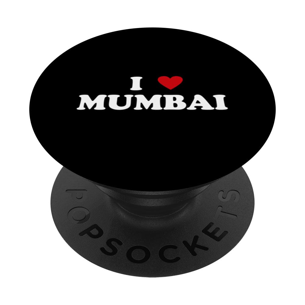 I Heart India City - I Love Mumbai PopSockets Swappable PopGrip