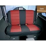 Rugged Ridge 13262.04 Black & Tan Custom Neoprene Rear Seat Cover