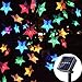 Huacenmy Outdoor Solar Star String Lights 30ft 50LED Multicolor Twinkle Solar Powered Garden Decor for Playhouse, Lawn, Patio, Landscape - Christmas, Spring, Summer Party