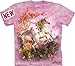 Mountain Awesome Unicorn Adult Size T-shirt , Pink , Large