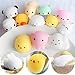 Outee Mochi Animal Squishies Toys, 12 Pcs Soft Squishies Rabbit Mochi Squishies Stretchy Sheep Squishies Toys Squeeze Animals Kawaii Squishies Stretchy Animal Toys Mini Squishies Random Color