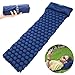 omzer Ultralight Sleeping Pad, Compact for Backpacking Hiking Camping Hammocks with Attached Pillow,Inflatable Sleeping Air Mattress Pad Durable and Lightweight Fit Adults Kids