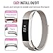 Oitom for Fitbit Alta HR Accessory Bands and for Fitbit Alta Band (Champagne, Large 6.7