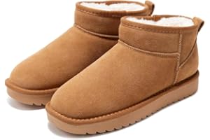 Project Cloud 100% Genuine Leather Ankle Boots for Women - Water Resistant with Memory Foam Insole Winter Boots for Women - Trending Shoes & Comfortable Women's Ankle Boots (Hippy)