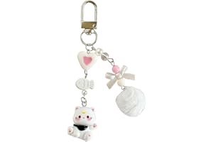 Fashion Cats Ornament Bag Charm Accessories Alloy Texture for Youthful Adults and Vintage Enthusiasts Present Alloy Cats