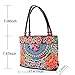 Vintage Embroidery Boho Womens Handbag Mandala Flower Embroidered Shoulder Bag (Bug)