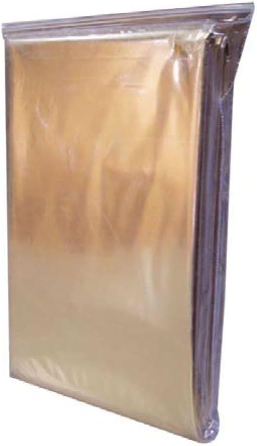 Queralto Emergency Blanket, Emergency Blanket, Protection from Cold, Heat and Moisture in Gold and Silver