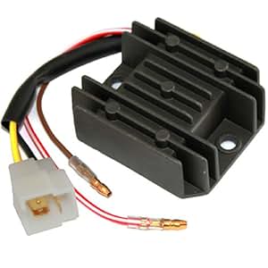 Amazon.com: Caltric REGULATOR RECTIFIER Fits KAWASAKI ... 1983 kawasaki klt 200 wiring diagram 