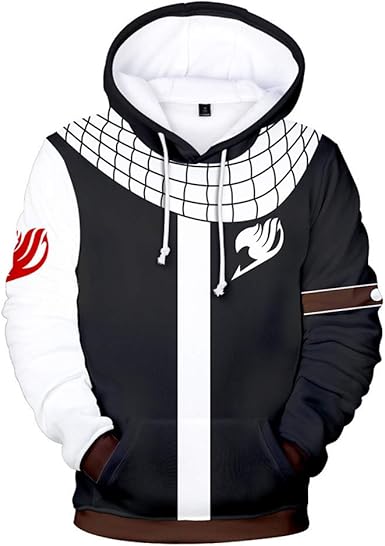 Niewei Yi Sweats à Capuche Unisexecosplaymanga3d Dessin Animé Sweatshirt Fairy Tail