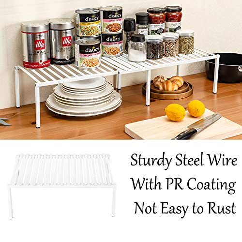 GEDLIRE Expandable Shelf Organizer Rack, Rustproof Kitchen