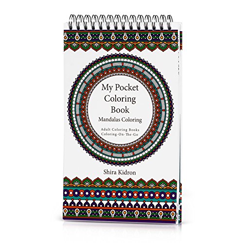 Adult Coloring Books: My Pocket Coloring Book - Coloring-On-The-Go - Mandala Coloring