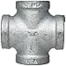 Anvil 8700126900, Malleable Iron Pipe Fitting, Cross, 1/2