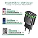 European Wall Charger,Capkit Universal 2-Pack Dual Port LED Europe USB Charger Plug Travel Power Adapter for iPhone X 8/7/6/6S Plus 5S,iPad,Samsung Galaxy S8 Plus S7/S6 Edge, HTC, LG and More