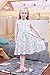 Green Dress for Girls 10-12 Big Youth Teen School Juniors Dress-up Clothes Green Red Flamingo Floral Printed Angel Tshirt Dresses Princess Pageant Frock Dance Party Hawaiian Beach Holiday Casual Wear