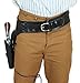 Historical Emporium .38/.357 Cal Standard Right Hand Western Gun Belt and Holster Tooled Leather