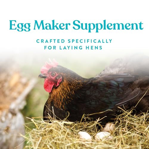 Manna Pro Omega Egg Maker Chicken Feed Supplement for Laying Hens Poultry Food with Omega3