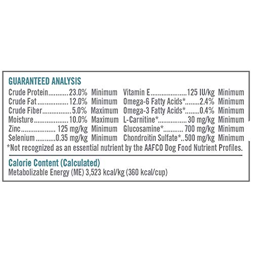 Chicken Soup for The Soul Mature Dog Food, Chicken, Turkey & Brown Rice Recipe, 28 lb. Bag | Soy Free, Corn Free, Wheat Free | Dry Dog Food Made with Real Ingredients