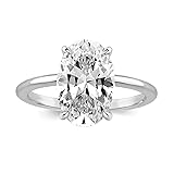Effinny 3.5 Carat Elongated Oval Cut Engagement