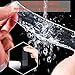BIGOU Nano Tape Double Sided Heavy Duty Adhesive Transparent Strong Picture Sticky Tack Clear Multipurpose for Wall Posters, Household, Kitchen Holder, Festival Decor, Christmas Decoration(9.8FT)