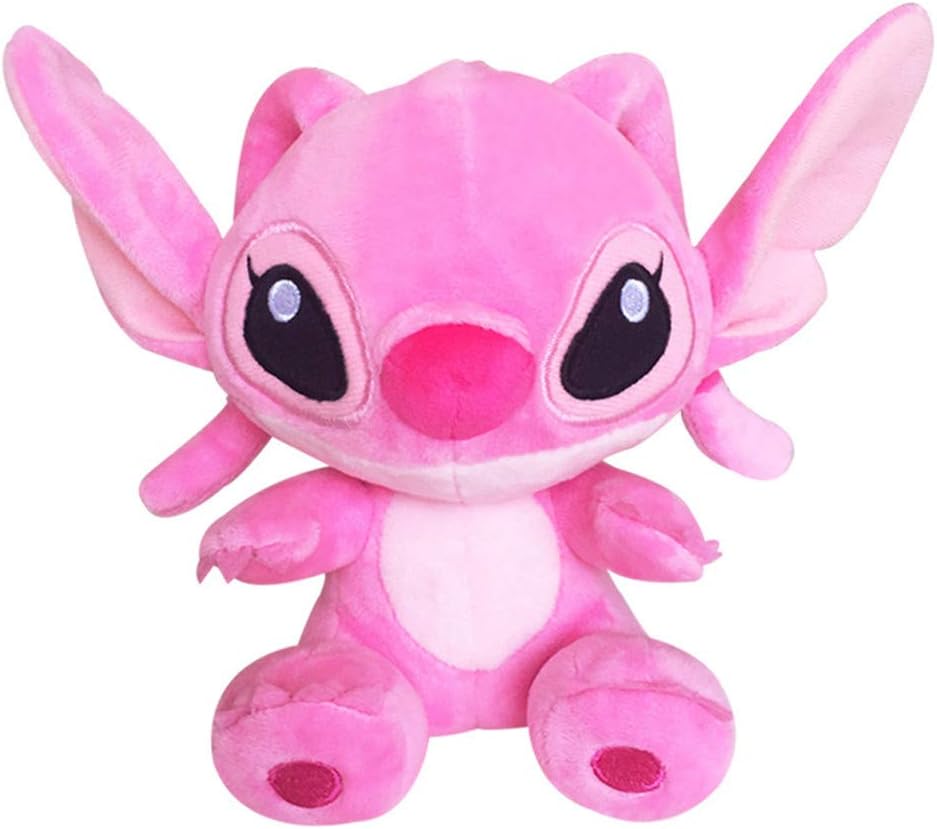 pink stitch stuffed toy