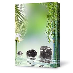 Canvas Wall Art for Living Room,Bedroom Home Artwork Paintings Cobblestone Ready to Hang - 12x18 inches
