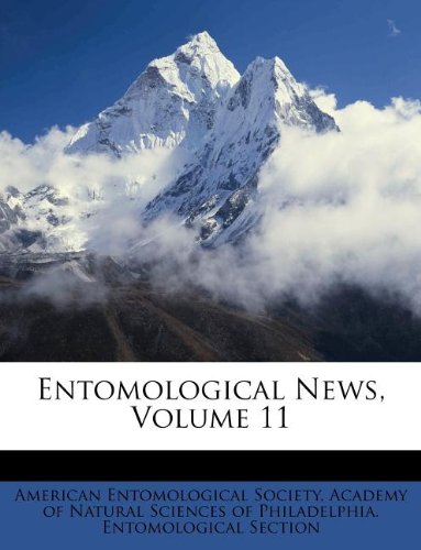 Entomological News, Volume 11