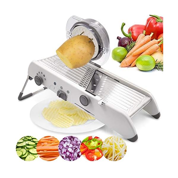 Starfrit 092935 Pump’n’slice Chopper & Slicer, White Amazing Duck