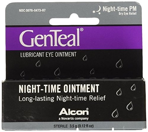 Genteal Pm Dry Eye Relief Severe Night-Time Ointment .12 fl oz (12 Pack) by Genteal