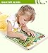 Elloapic Pen Leading Maze Puzzle Interactive Maze Beads Maze on Board Game Eduactional Handcraft Toys-Square - Great Farmer in his Farm