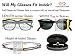 MyEyeglassCase Pink Double Eyeglass Case | Semi Soft Glasses case with magnetic closure | Dual Eyeglass Case for Women & Men (IP822 Pink2)