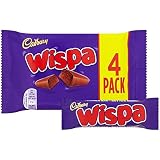 Wispa Aerated Milk Chocolate pack of 4 bars - 102g