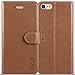 TUCCH iPhone 7 Wallet Case, iPhone 8 Case, Premium PU Leather Case Book Cover with Card Slot, Stand Holder and Magnetic Closure [TPU Interior Protective Case] Compatible with iPhone 7/8, Brown