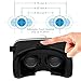 OneLife Virtual Reality 3D Glasses With Bluetooth Remote + Earbuds, Fits Smartphone Screens Up To 6 Inches