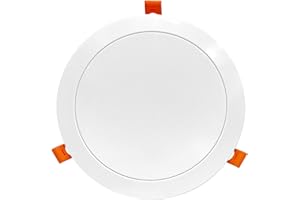 KISPISS ABS Adjustable Soffit Vent Cover with Fly Screen - 6" (146mm) Round Air Vent for Inline Duct Fan, HVAC & Exhaust Systems（Spring Mechanism）