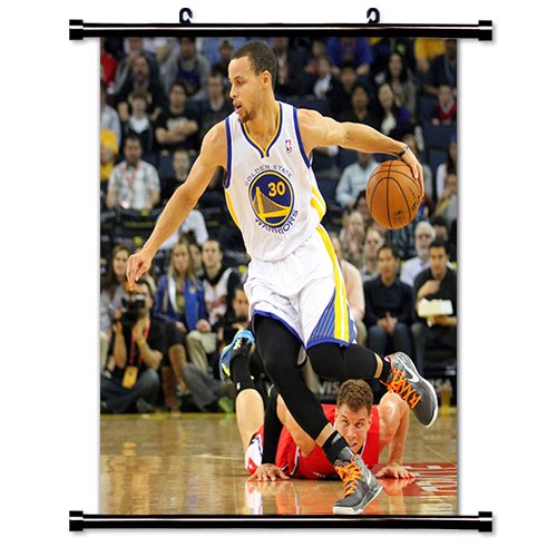 Amarillo Steph liga de baloncesto NBA Golden Tela de pared Póster ...