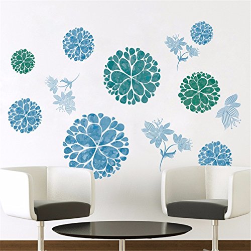 ZOMUSA Flower Ball Self - Adhesive Decorative Creative Bedroom Wallpaper (As picture) - Thumbnail 2