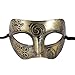 Antique Gold Black Roman Greek Men Venetian Mardi Gras Party Masquerade Mask