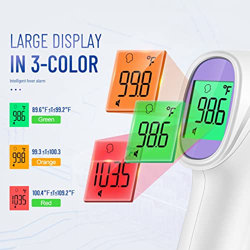 1NoTouch Digital Forehead Thermometer, Infrared Thermometer for Adults