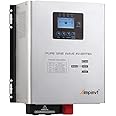 Ampinvt 1200W Pure Sine Wave Inverter with AC Charger, DC 12V to AC 120V Output,Off Grid Low Frequency Inverter for Lithium, 