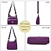 STUOYE Nylon Crossbody Bag for Women with Purse Bag Travel Shoulder handbags Black