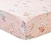 Brandream Unicorn Crib Bedding with Bumpers Blush Pink Baby Bedding Girls Nursery, 100% Soft Cotton, 11 pieces
