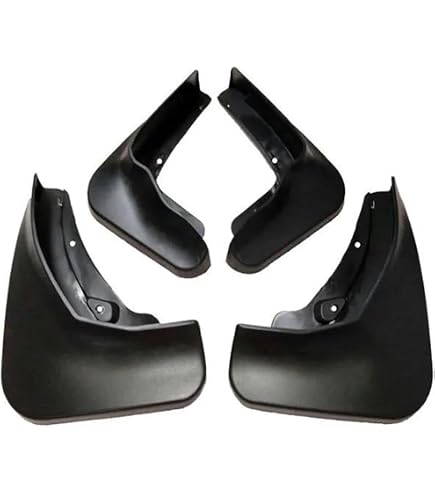 WeatherTech Custom No Drill Splash Guard MudFlaps Compatible With Honda Passport, Pilot, Rear Pair - Black