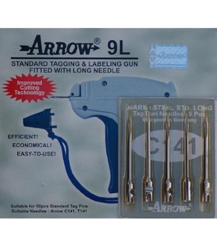Amazon.com : Arrow 9L LONG NECK NEEDLE Tag Gun + 1 Extra Needle +